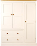 UT04 3 Door Combination wardrobe, 2 Draw